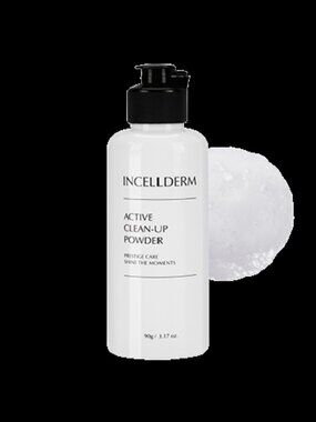 INCELLDERM Active Clean-Up Powder Water-Activated Facial Cleanser